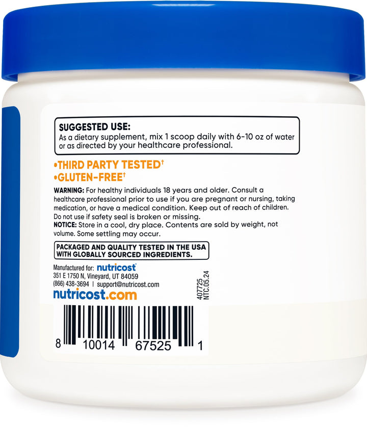 Nutricost L-Glutamine Powder, 250 g