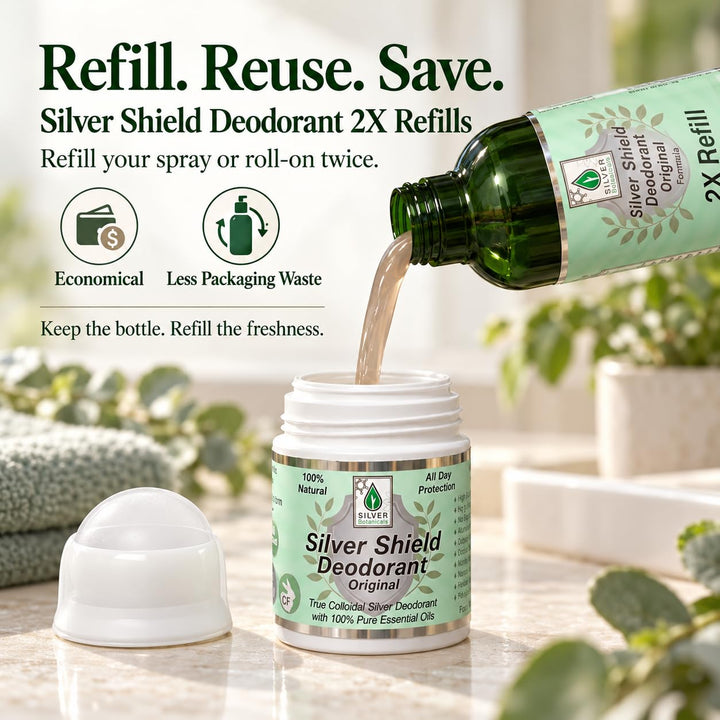 Silver Botanicals Shield Deodorant, Original