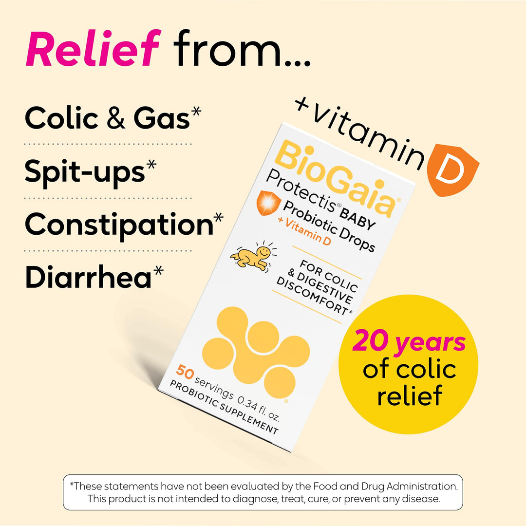 BioGaia Probiotic Drops With Vitamin D, 10 ml, 1 Pack