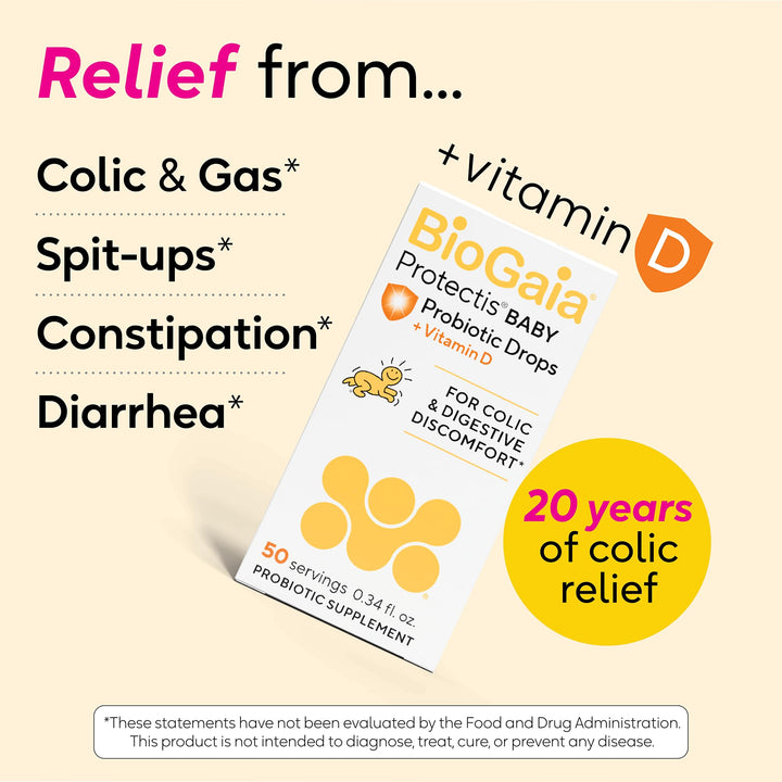BioGaia Probiotic Drops With Vitamin D, 10 ml, 1 Pack
