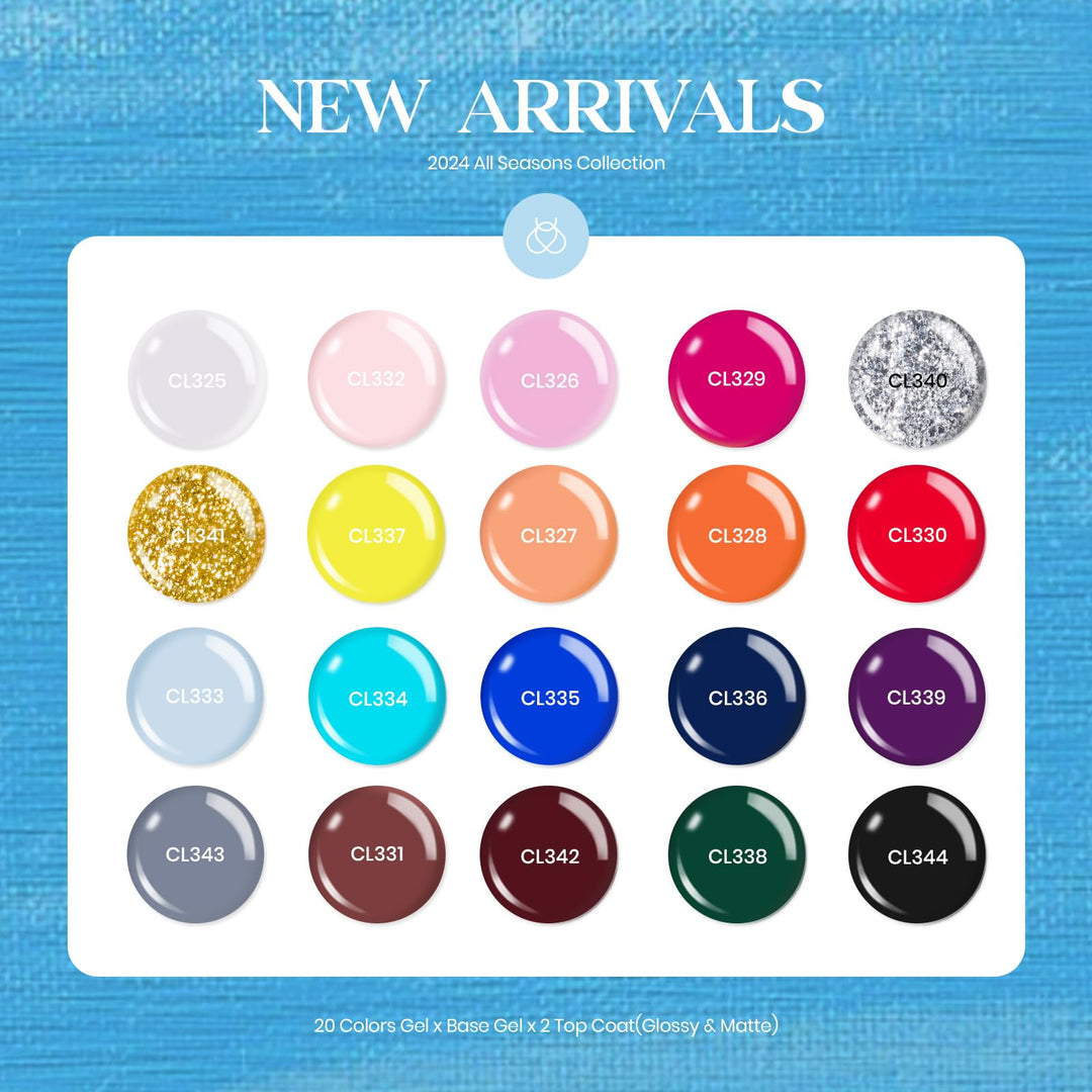 beetles Gel Polish Nail Set, 20 Colours