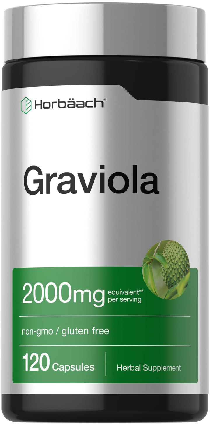 Horbäach Graviola Capsules, 120 Count