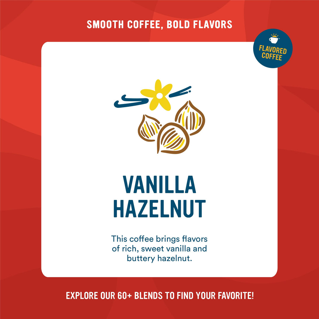 Cameron's Coffee Roasted Whole Bean Coffee, Vanilla Hazelnut, 4 lb