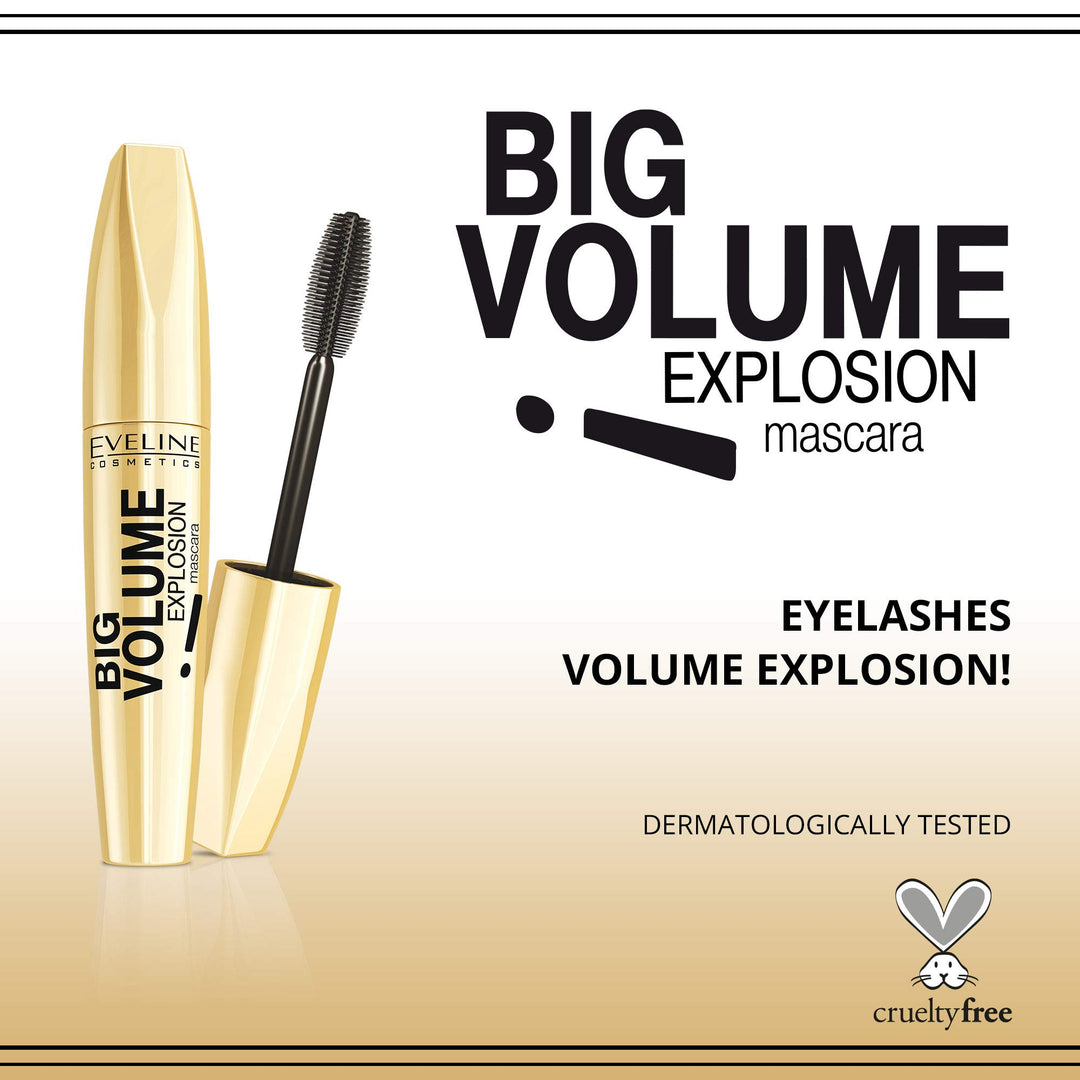 Eveline Big Volume Explosion Mascara, Black, 12 ml