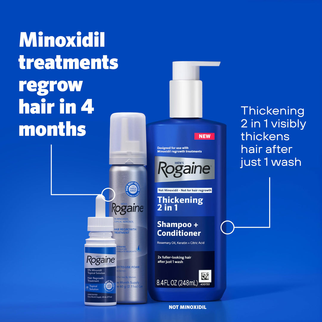Rogaine Men's 5% Minoxidil Foam, 3 Month Supply