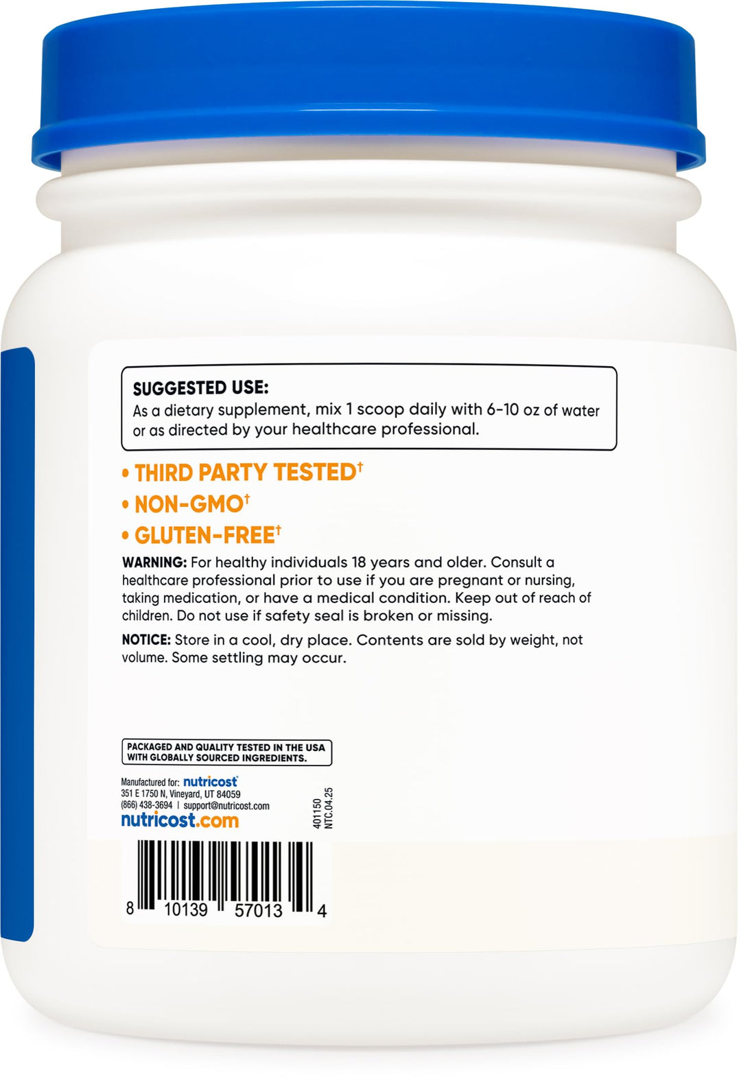 Nutricost L-Tyrosine Powder, 500 g