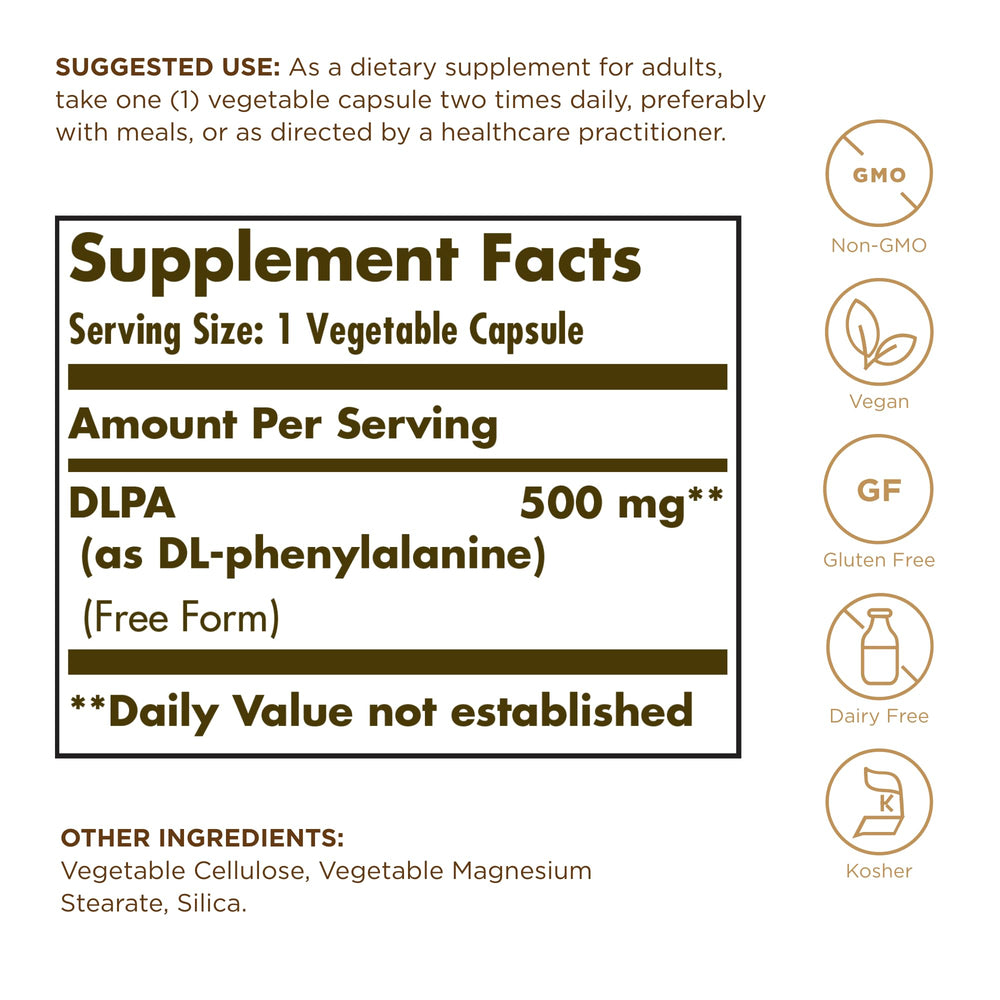 Solgar Dlpa Vegetable Capsule
