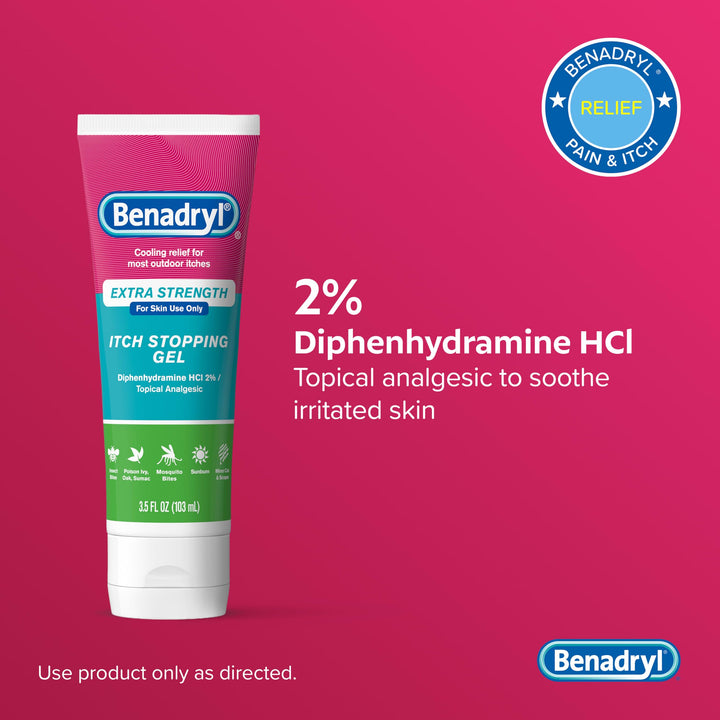Benadryl Cooling Anti Itch Gel, 1 Count