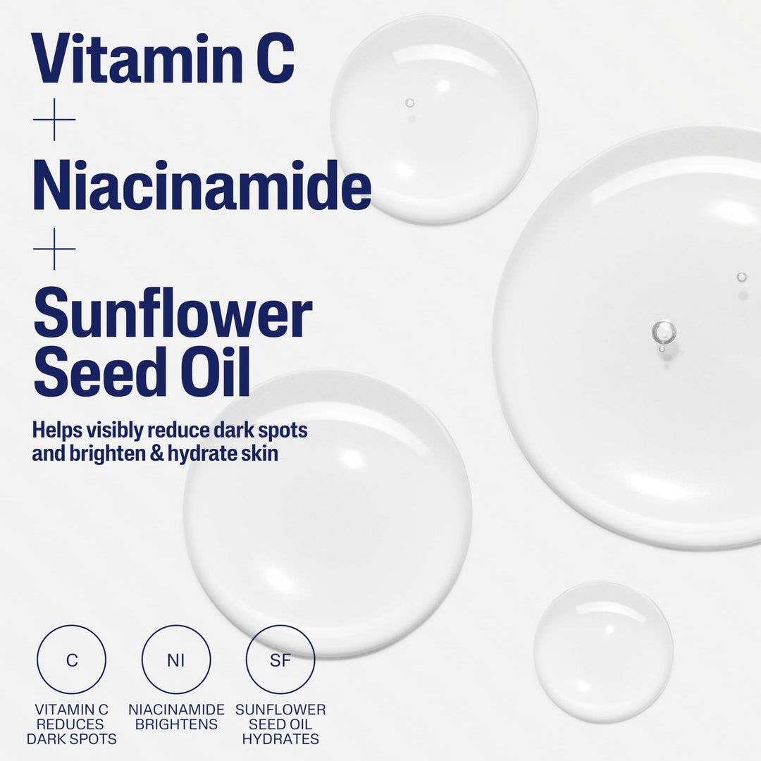 Cetaphil Vitamin C Serum And Dark Spot Serum, Fragrance Free, 1 fl oz