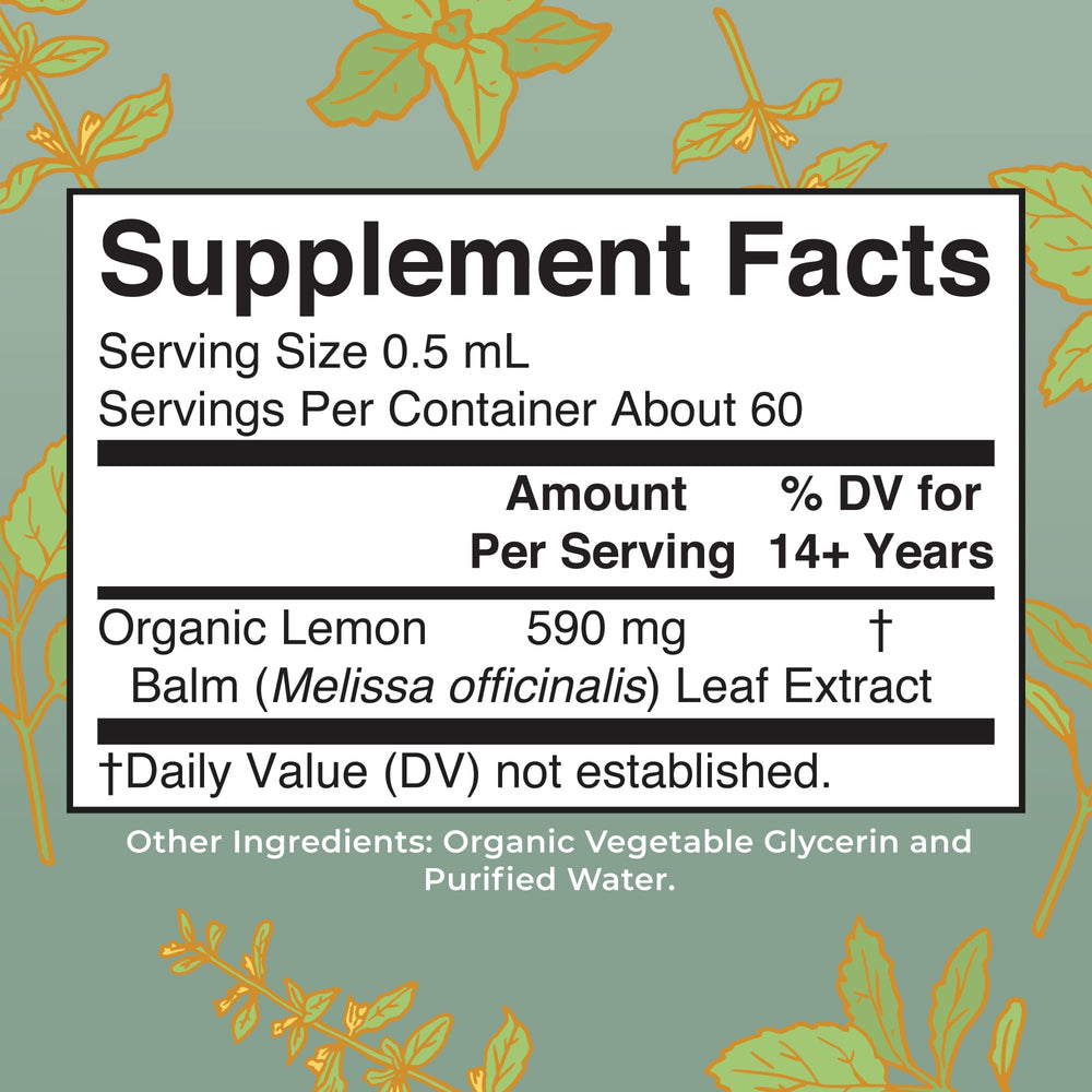 MaryRuth Organics Lemon Balm Tincture