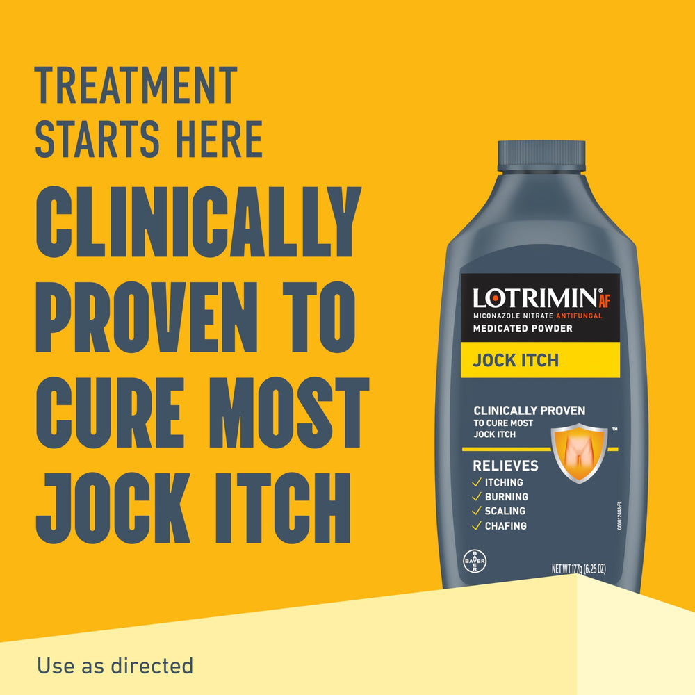 Lotrimin Antifungal Medicated Powder, Jock Itch, 6.25 oz