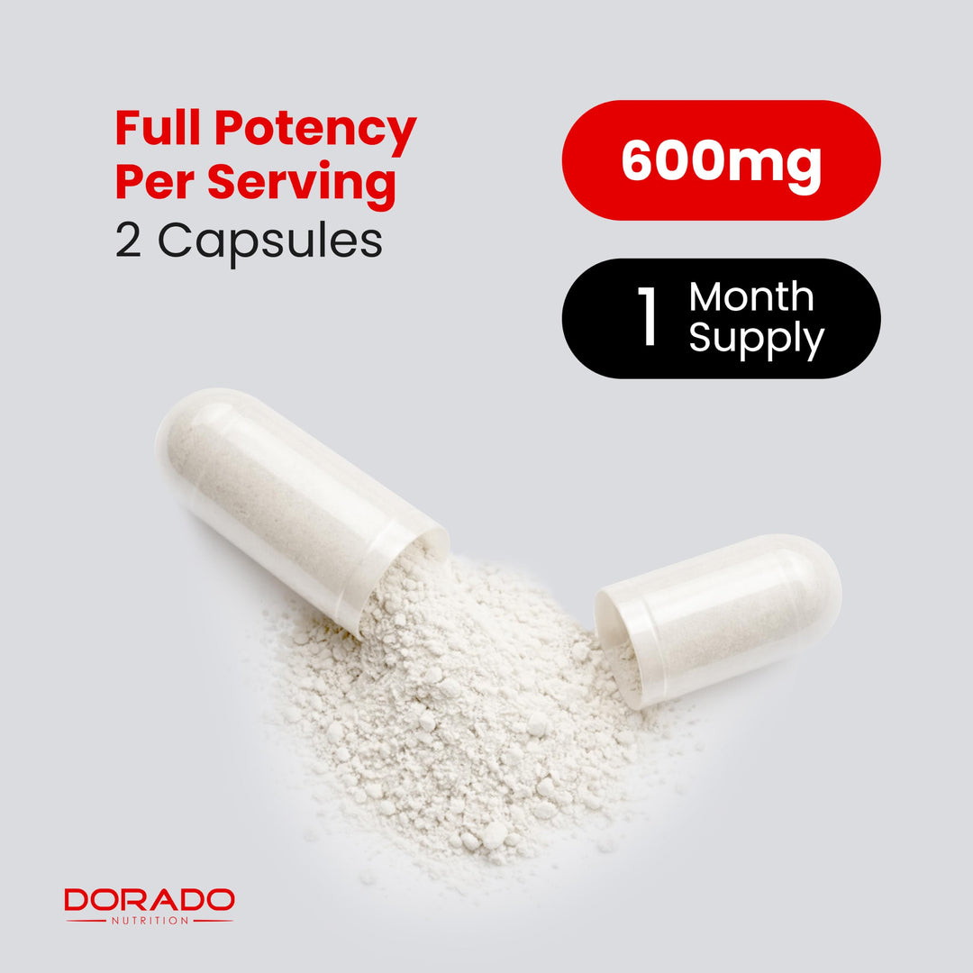 DORADO NUTRITION Fadogia Agrestis Extract Capsules, 600 mg