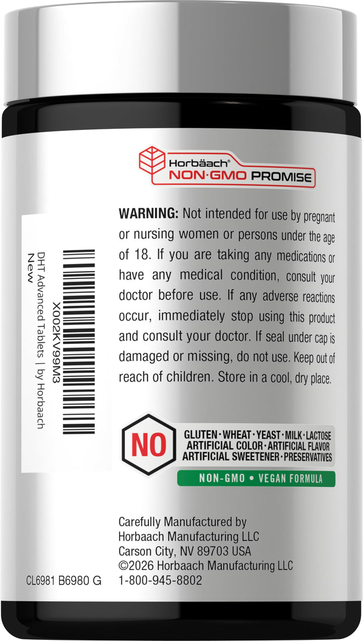Horbäach DHT Blocker Tablets, 120 Count