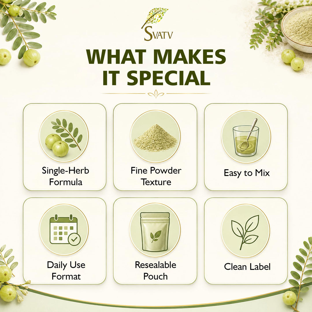 SVATV Bhumi Amla Powder, 227 g