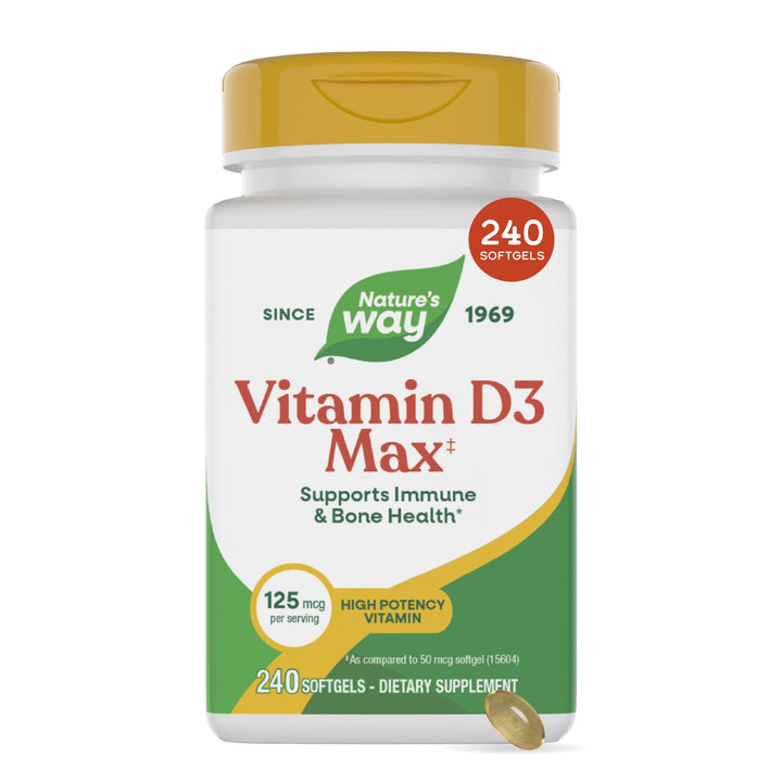Nature's Way Vitamin D3 Max, 240 Count