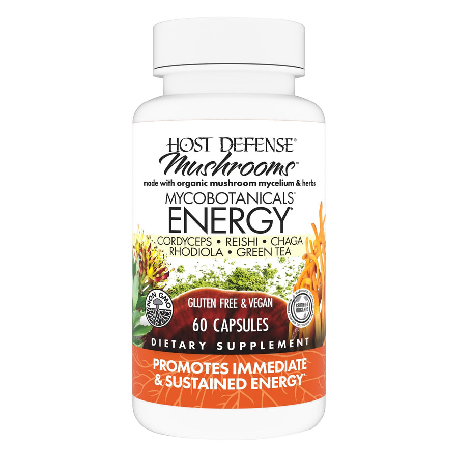 Host Defense Myco Botanicals Energy Formula, 60 Count