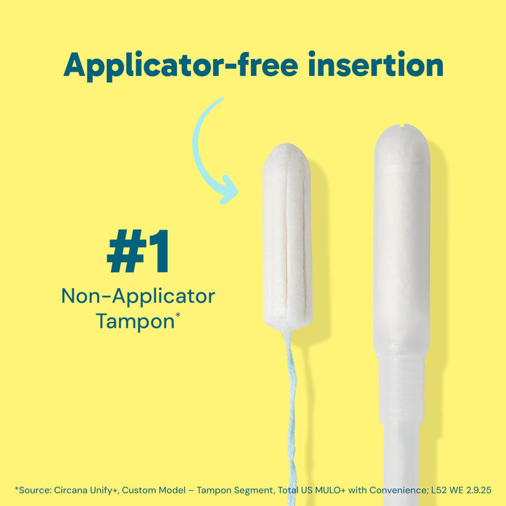 o.b. No Applicator Tampons, Multipack Regular Super Super Plus, 40 Count