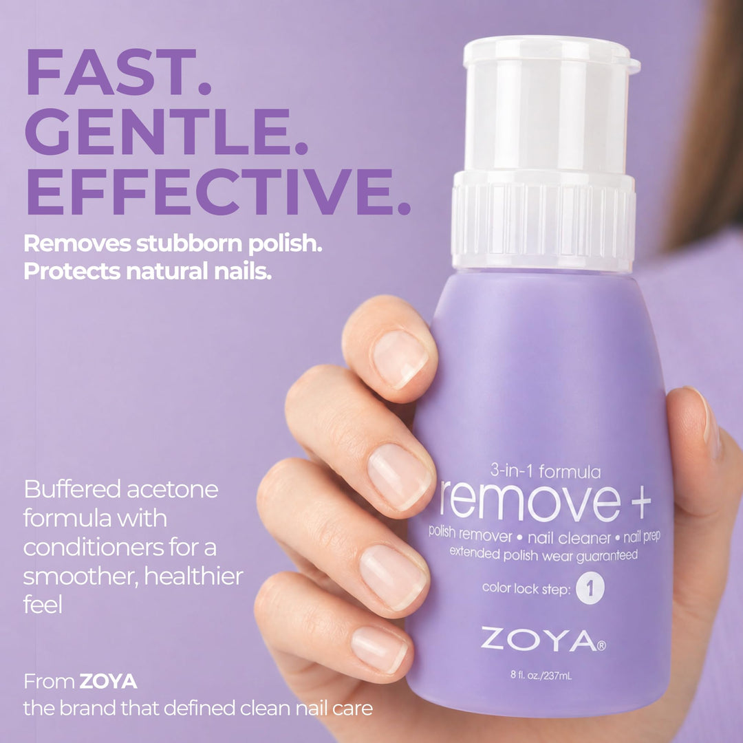 ZOYA Remove Plus Nail Polish Remover, 8 fl oz