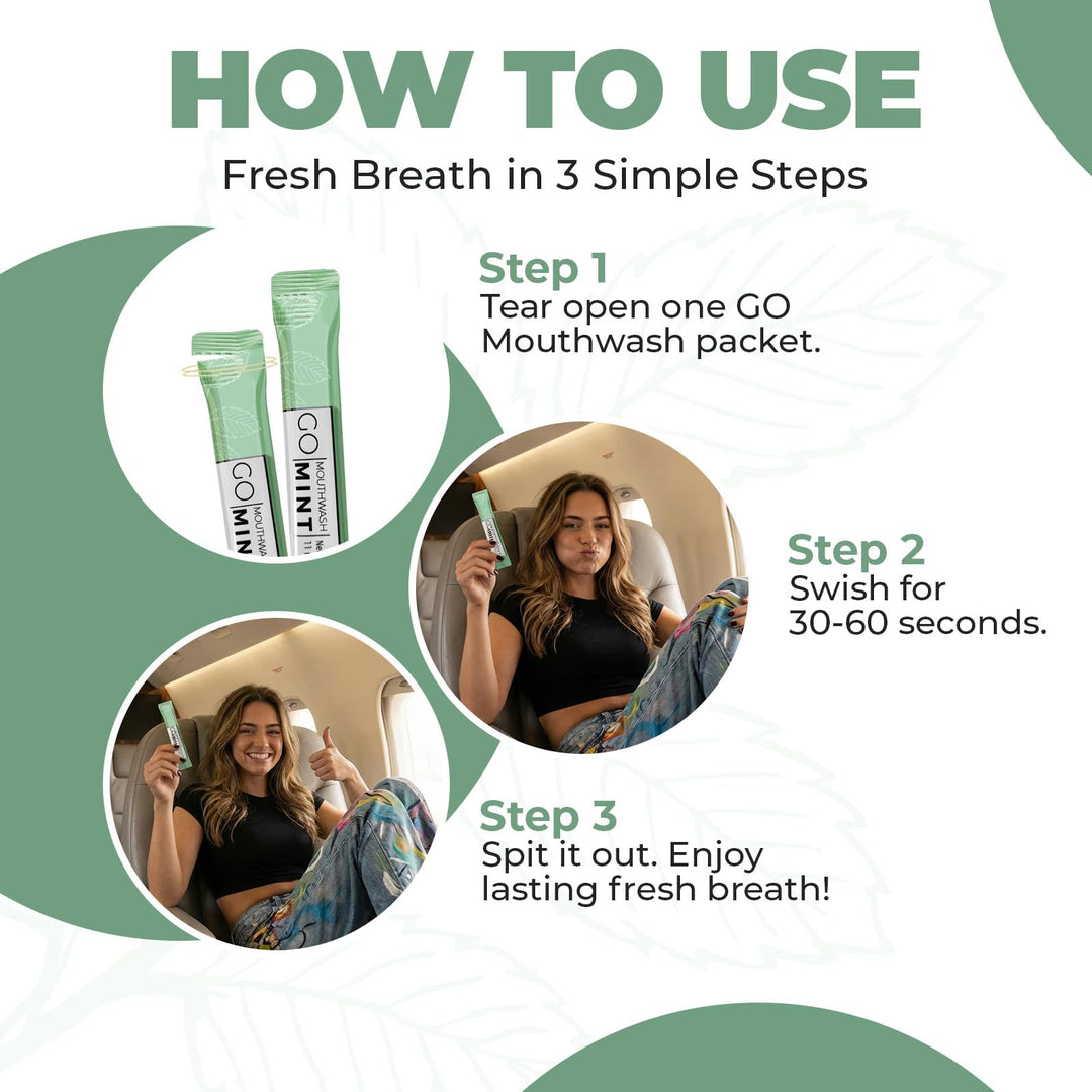 Exershield Mouthwash, Mint, 5 Count