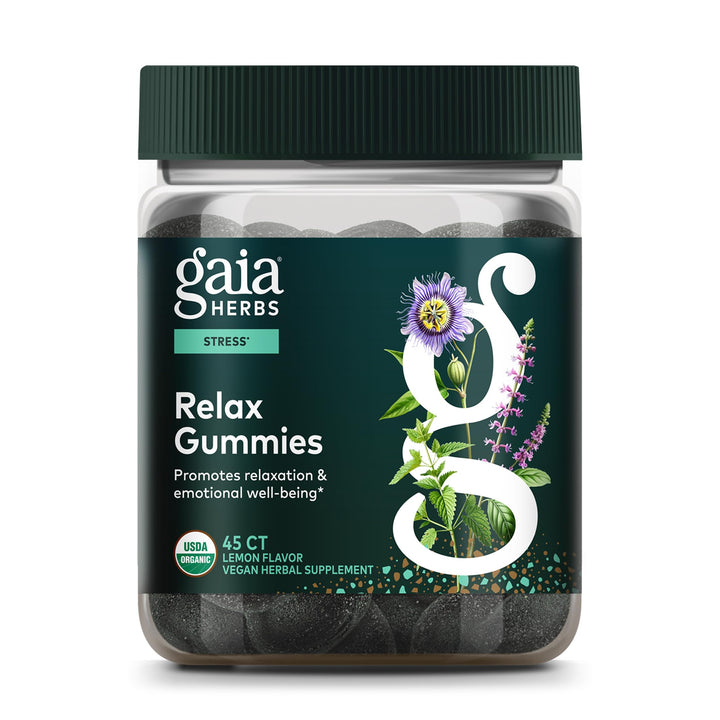Gaia Herbs Relax Gummies, 45 Count