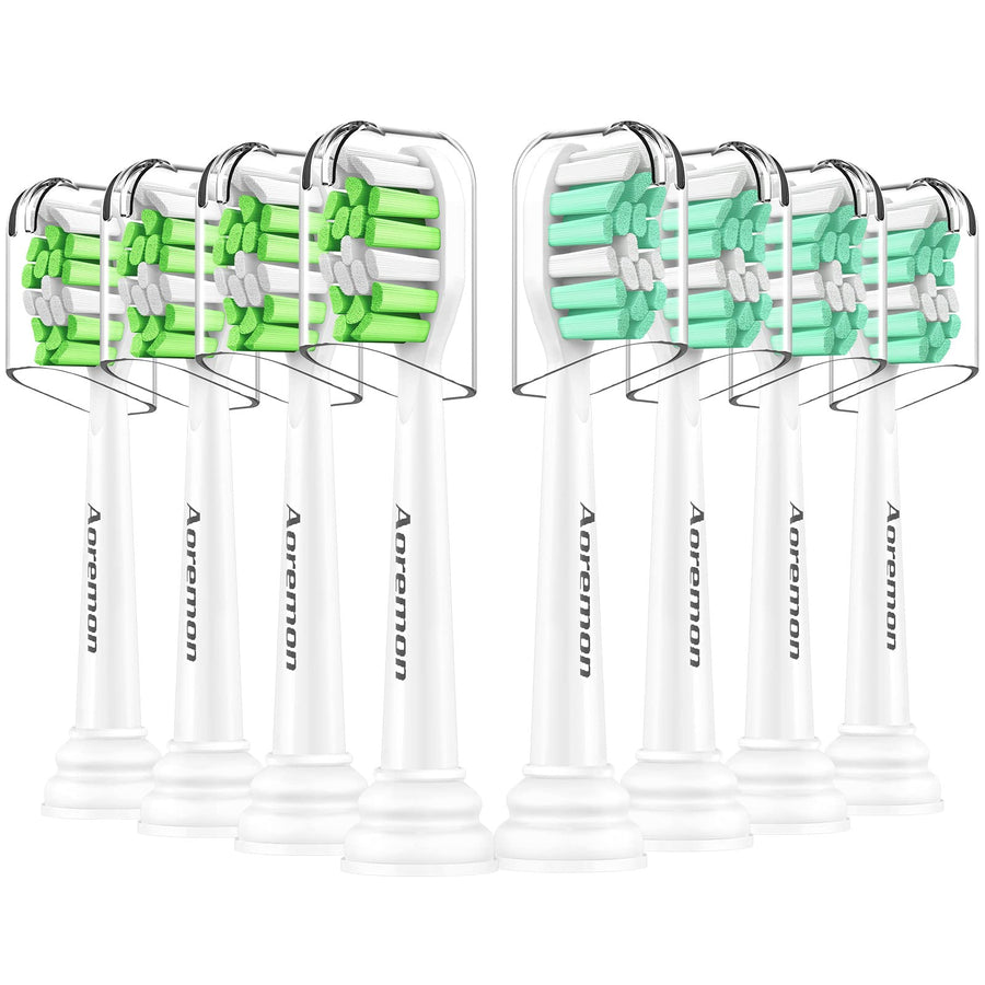 Aoremon Replacement Toothbrush Heads, 6 Count
