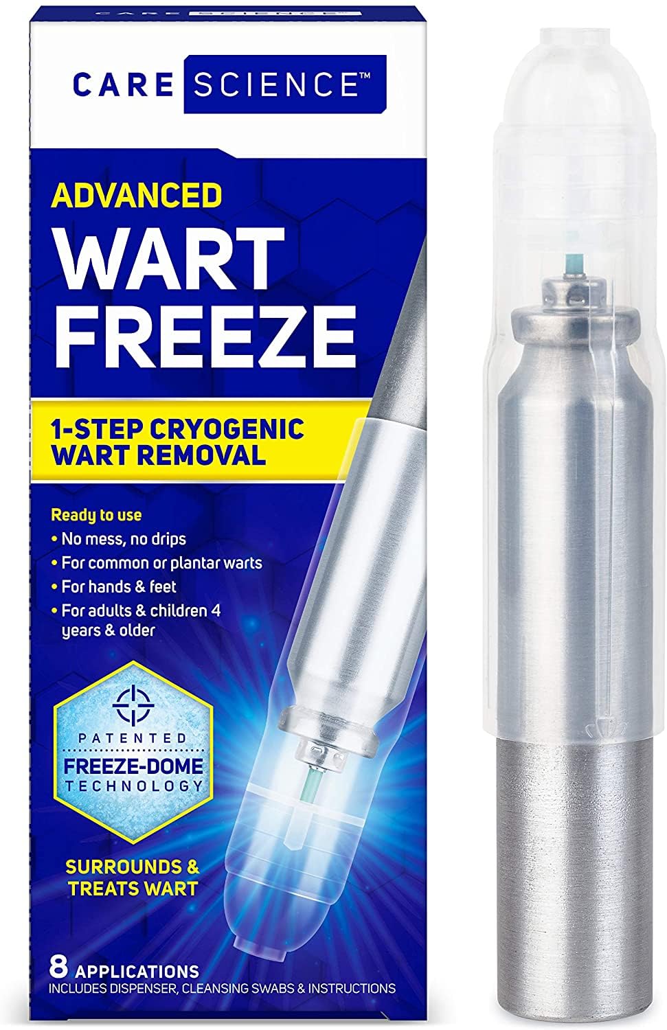 Care Science Wart Remover Freeze, 8 Count