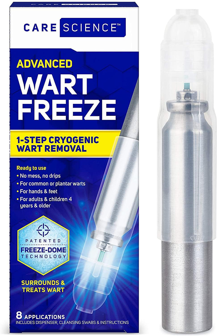 Care Science Wart Remover Freeze, 8 Count