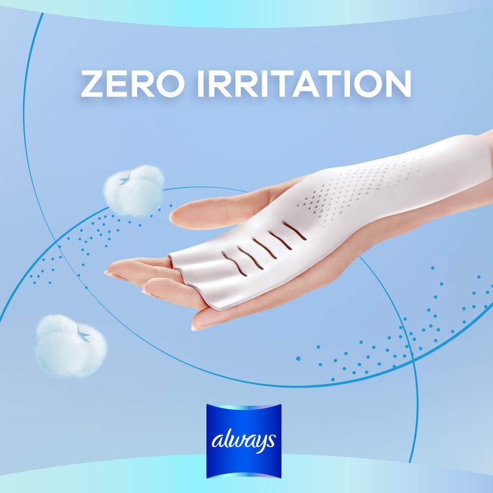 Always Zero Feel Day Sanitary Pads With Wings, Size 3, 14 Count