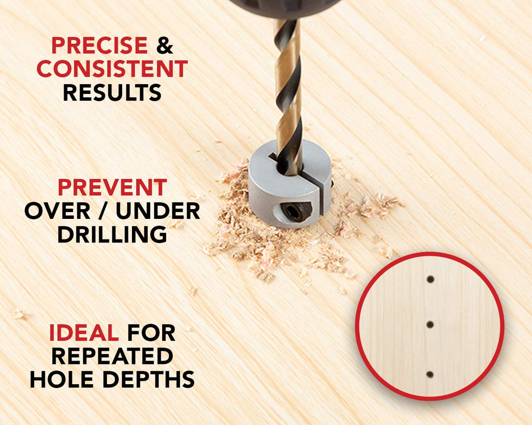 True Position Tools Aluminum Stop Collar Set, 8 Count