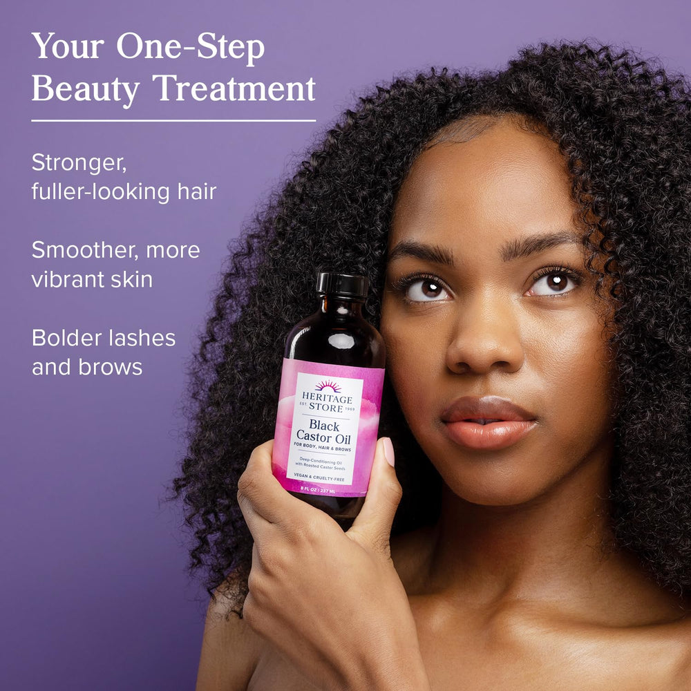 Black Castor Oil, Fragrance Free, 8 fl oz
