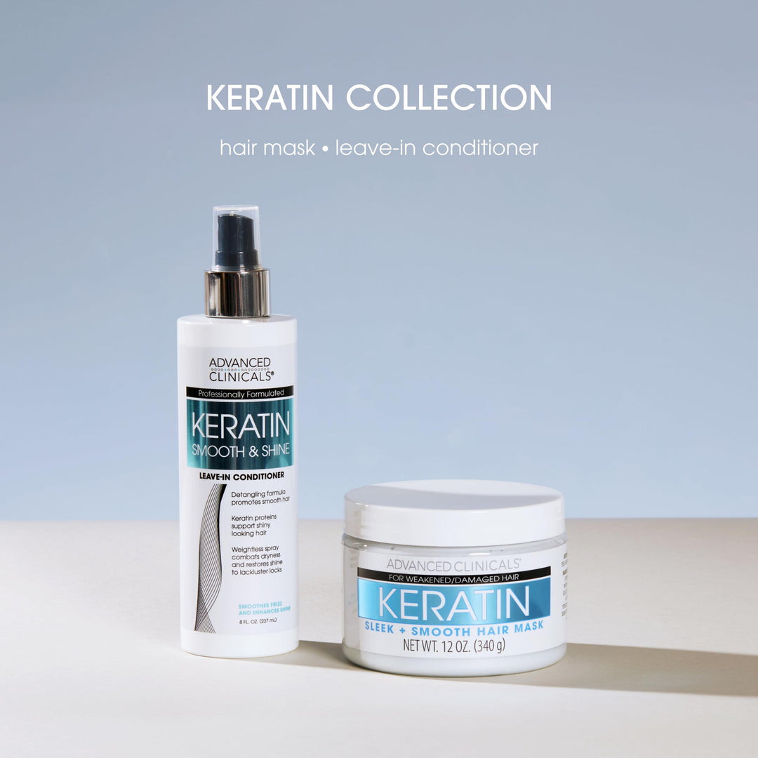 Advanced Clinicals Keratin Hair Mask Treatment, 12 fl oz