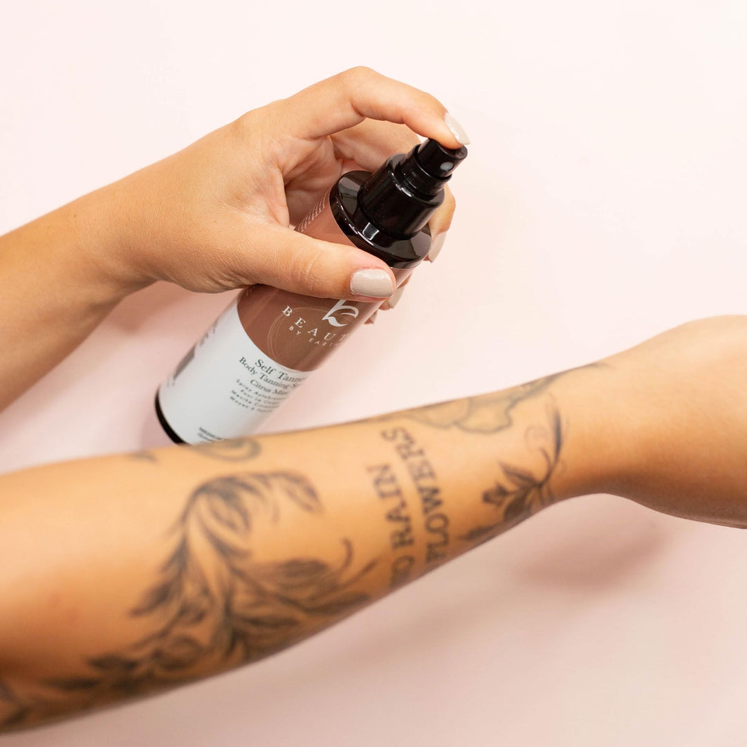 Beauty by Earth Self Tanner Spray, Fair to Medium