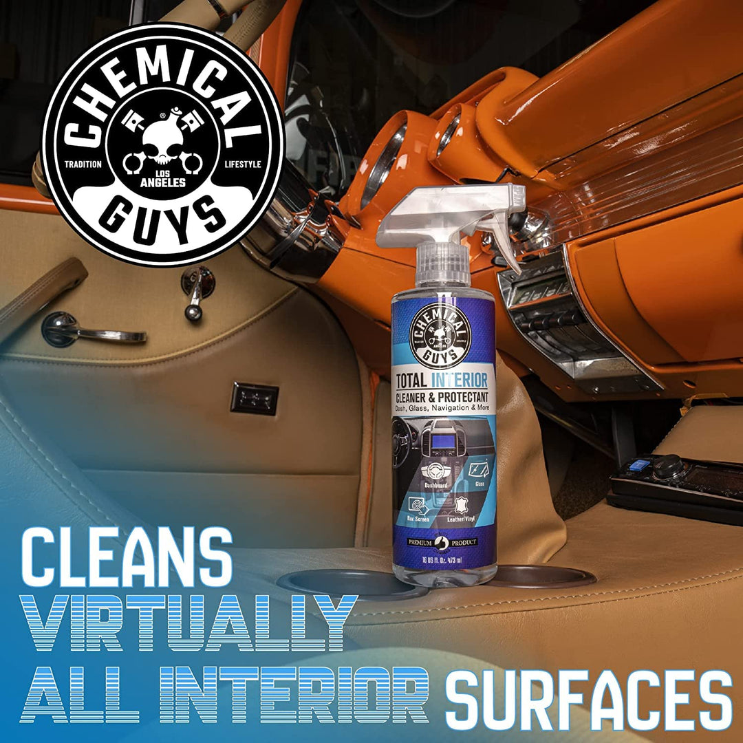 Chemical Guys Total Interior Cleaner And Protectant, Leather & Vinyl, 16 fl oz