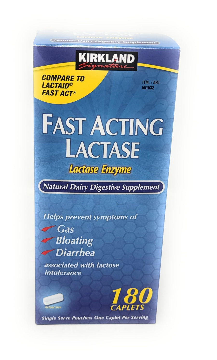 KIRKLAND SIGNATURE Fast Acting Lactase, 180 Count