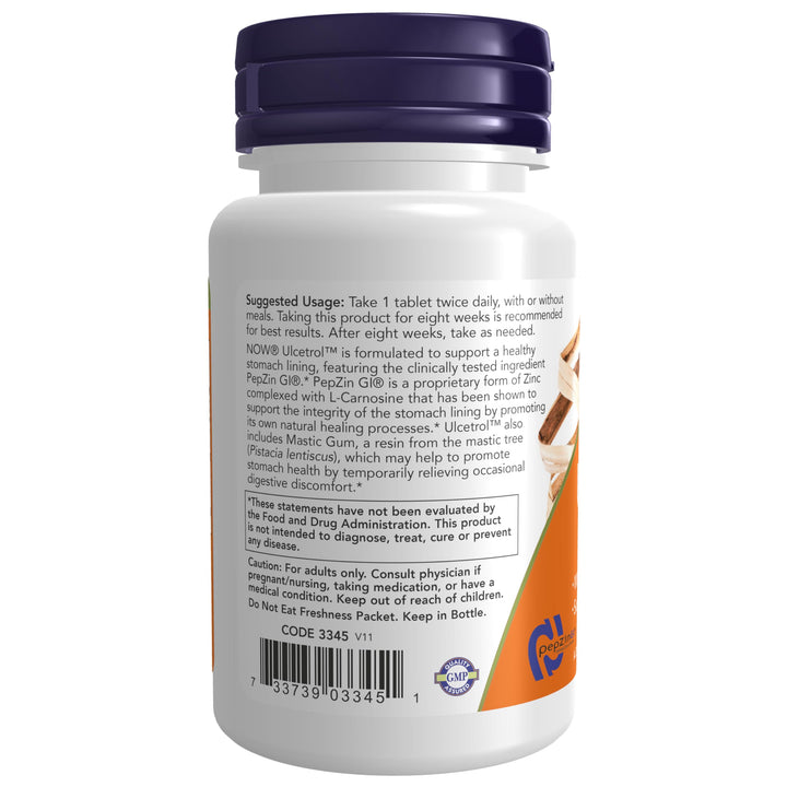 NOW Pepsin GI, 60 Count