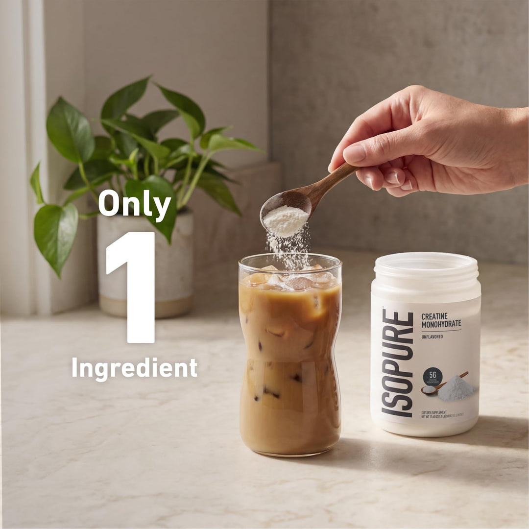 Isopure Creatine Monohydrate Powder, Unflavored, 500 g