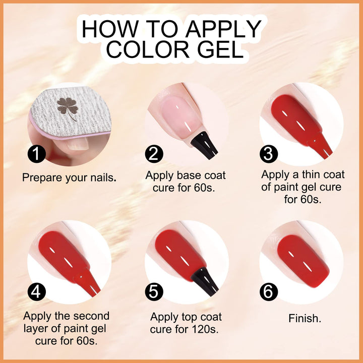 V Venalisa Gel Nail Polish Kit, VIP3 Set, 65 Count