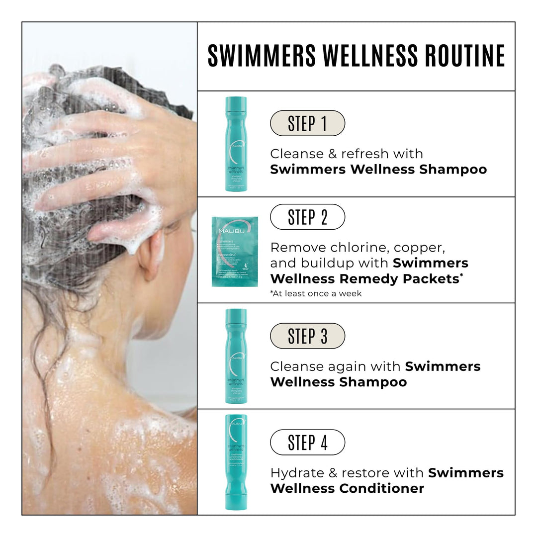 Malibu C Swimmers Wellness Clarifying Shampoo, 9 oz