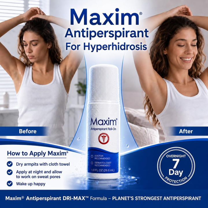 MAXIM Clinical Strength Antiperspirant Roll-On
