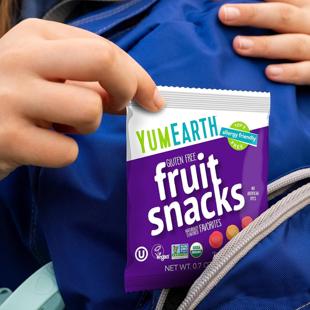 YumEarth Organic Fruit Snacks, Fruit Flavored, 5 Count