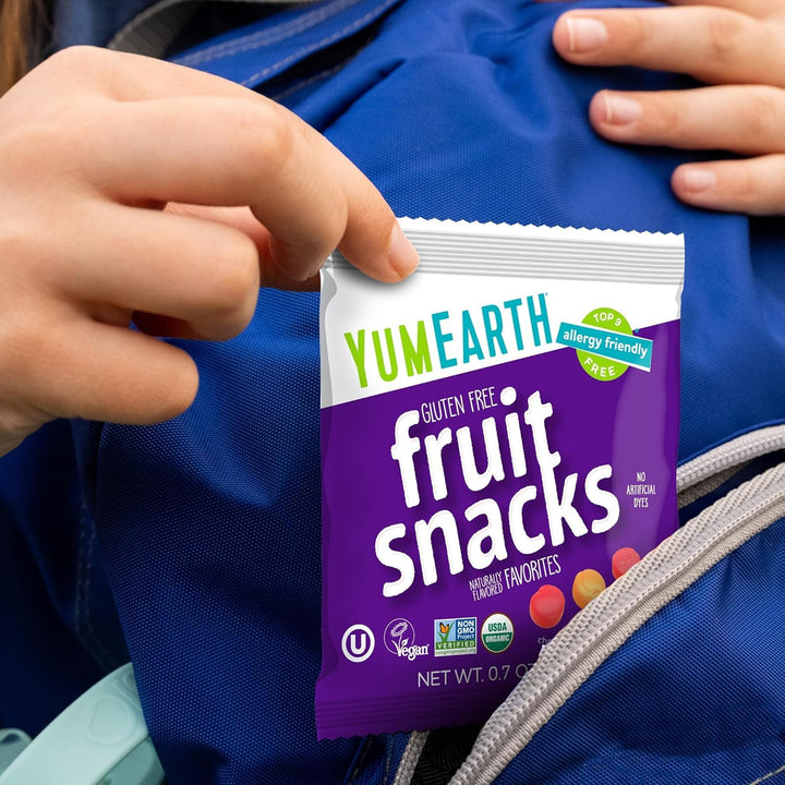 YumEarth Organic Fruit Snacks, Fruit Flavored, 5 Count