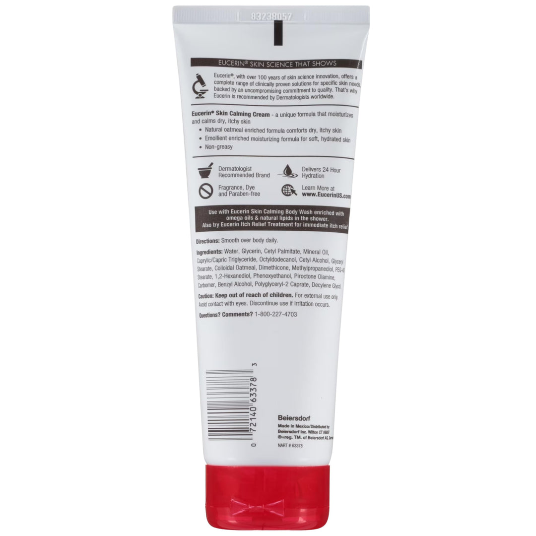 Eucerin Skin Calming Daily Moisturizing Creme, Fragrance Free