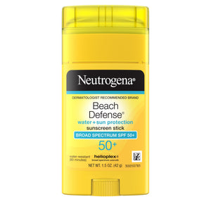 Neutrogena Beach Defense Sunscreen Stick, SPF 50+, 1.5 oz