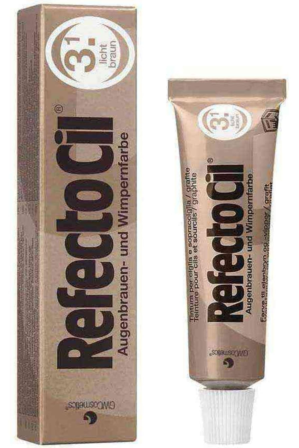 Refectocil Eyebrow And Eyelash Tint, Light Brown, 15 ml