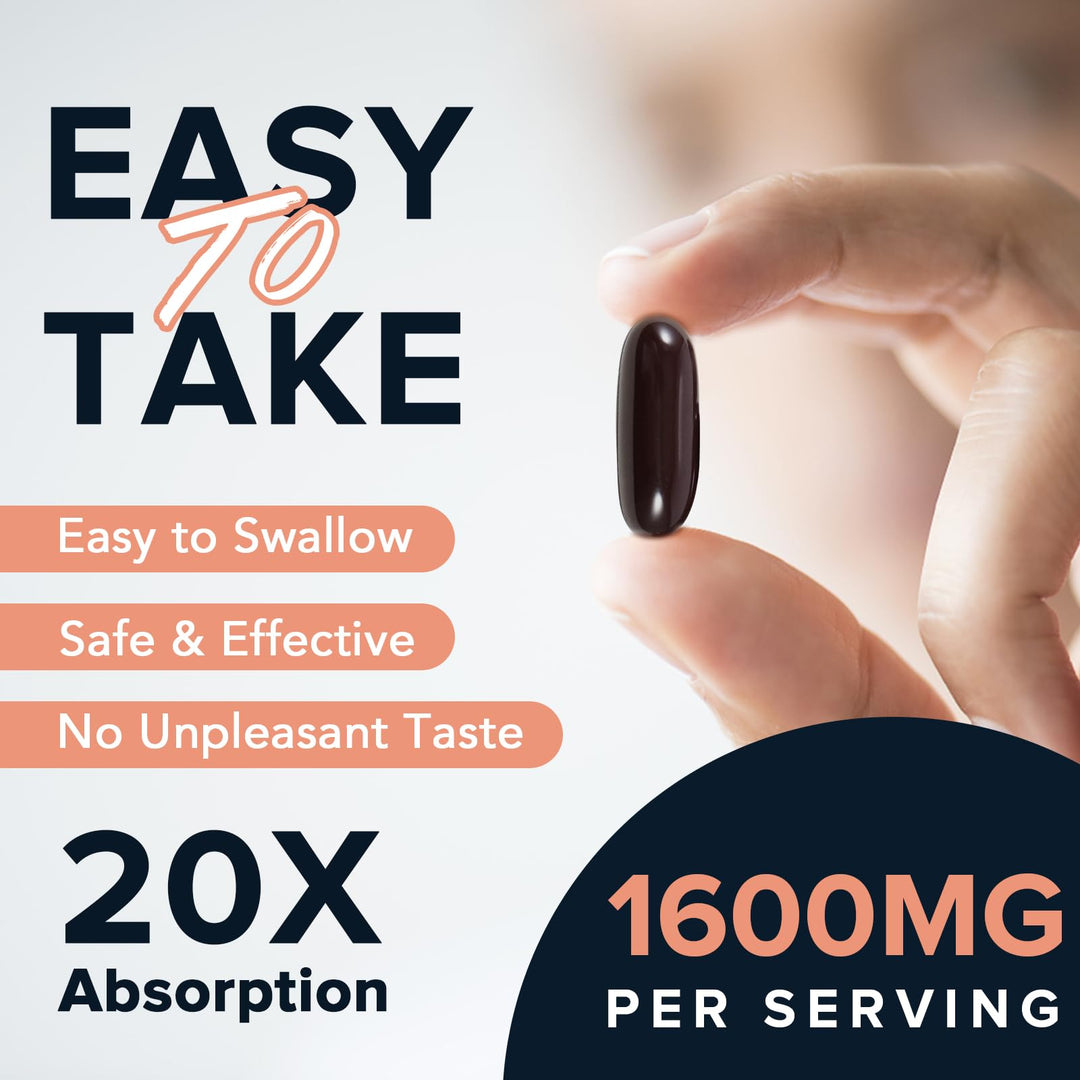 Fabamax Liposomal NAD Supplement, 1600 mg, 120 Count