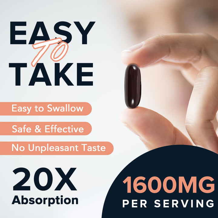 Fabamax Liposomal NAD Supplement, 1600 mg, 120 Count