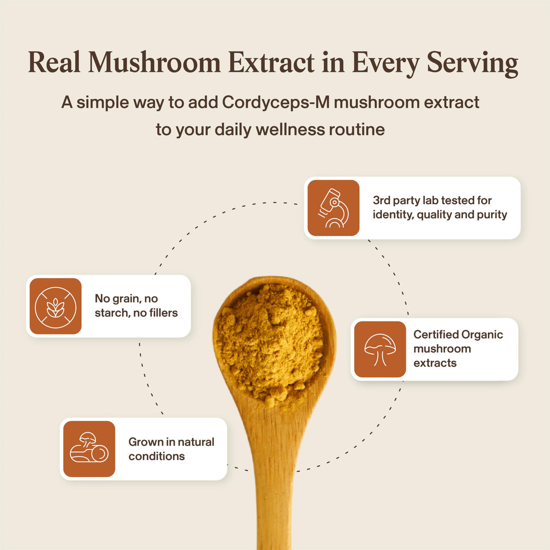 Real Mushrooms Cordyceps Capsules, 120 Count