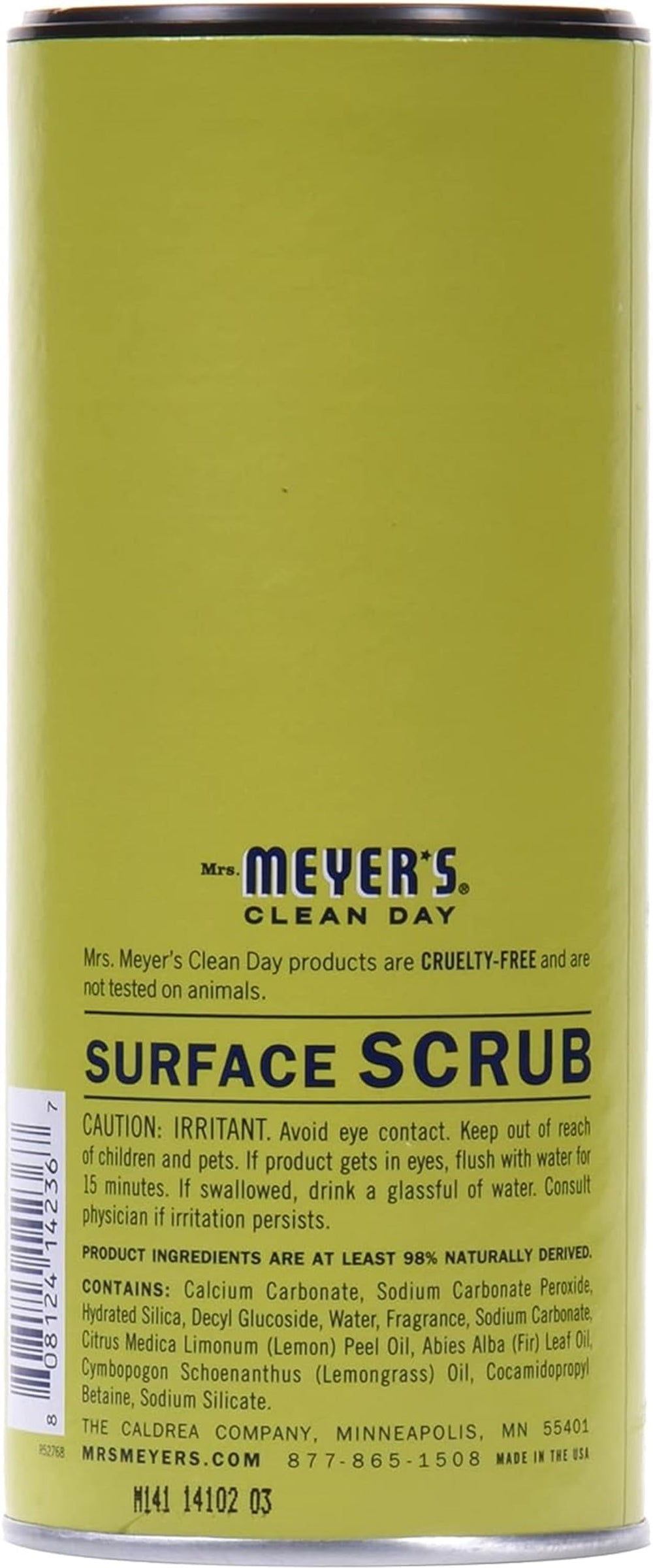 Mrs. MEYER'S Multi-Surface Scrub, Lemon Verbena, 11 oz