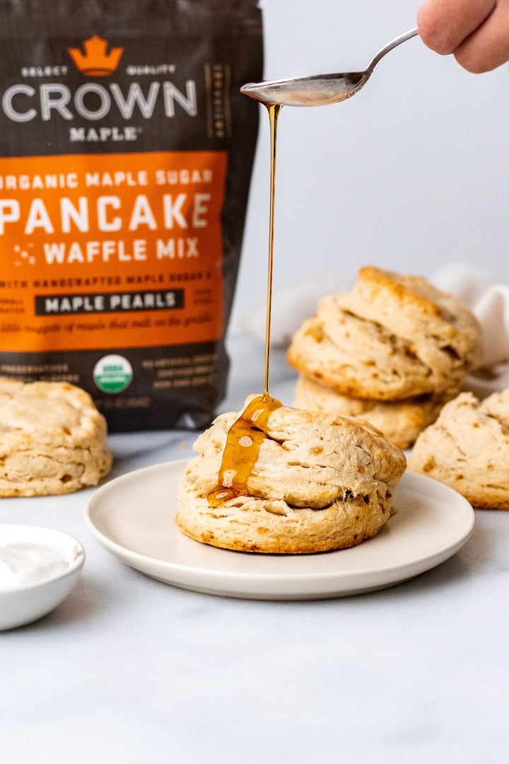 Crown Maple Pancake And Waffle Mix, Organic, 16 oz