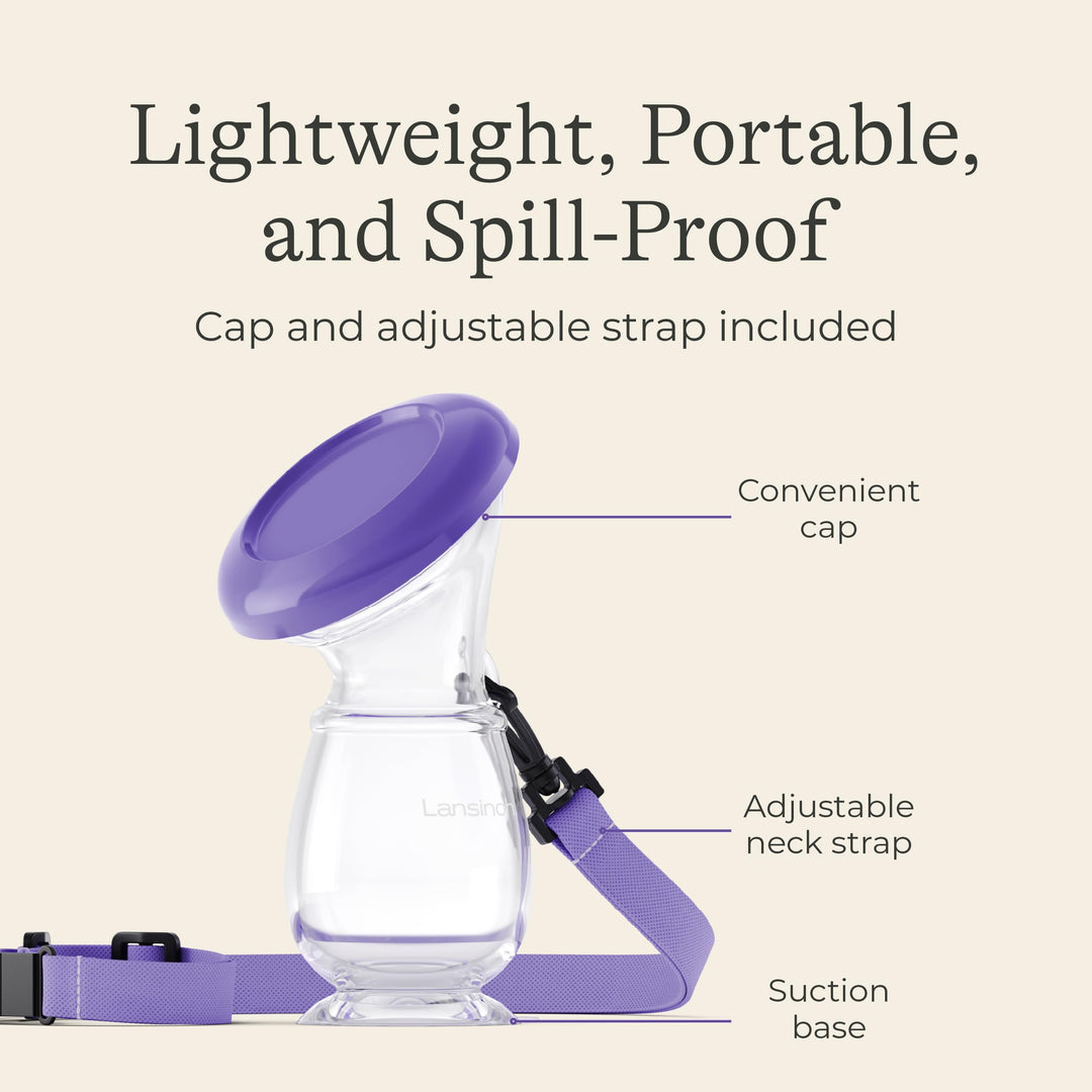 Lansinoh Silicone Breast Pump, 4 oz, 1 Count